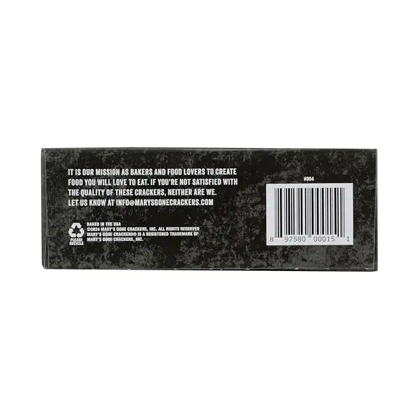 Organic Black Pepper Crackers, 6.5 OZ 6