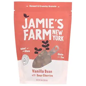 Vanilla Bean Granola with Sour Cherries, 8 OZ