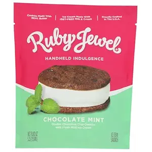 Dark Chocolate & Fresh Mint Ice Cream Sandwich, 5.25 FZ