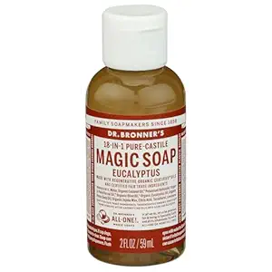 Eucalyptus Travel Castile Soap, 2 FZ