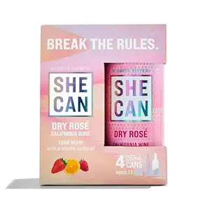 She Can Rose 4pk Cans, 250 ML