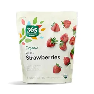 365 Everyday Value, Organic Whole Strawberries, 32 oz, (Frozen)
