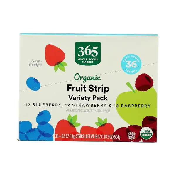 Organic Variety Pack Fruit Strip Multipack, 0.5 OZ 1