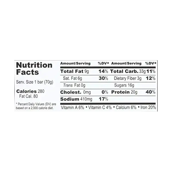 Choc Greens Protein Bar, 2.46 OZ 3