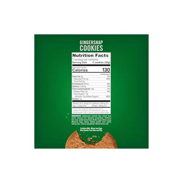 Gingersnap Cookies, 184 GR 6