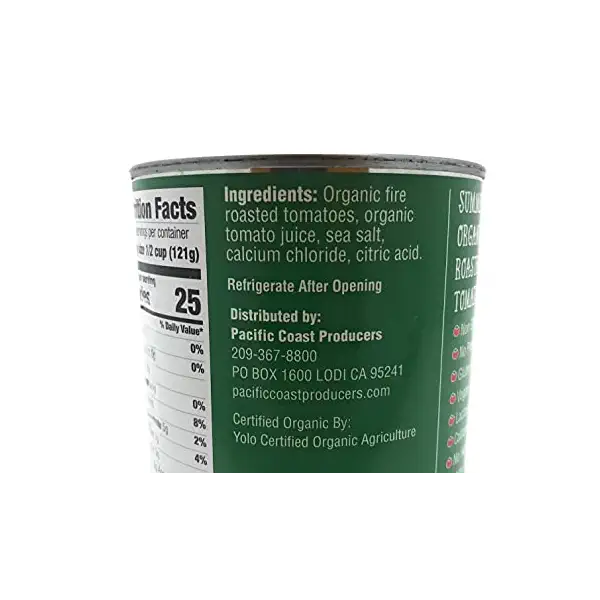 Organic Fire Roasted Whole Tomatoes, 28 OZ 4