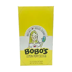 Lemon Poppyseed Oat Bar 12 Count, 3 OZ