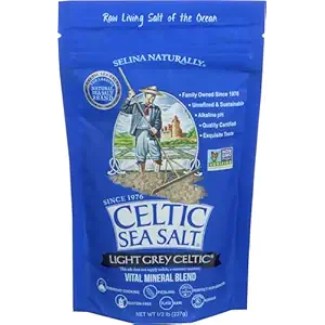 Light Grey Celtic Sea Salt, 8 OZ