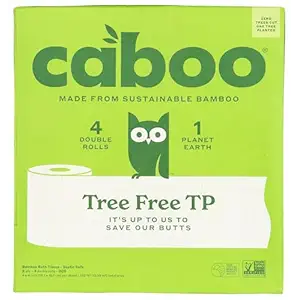 Plastic Free Bamboo Bath Tissue 4 Count, 300 CT