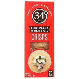 Chili Flake & Olive Oil Crisps, 4.5 OZ