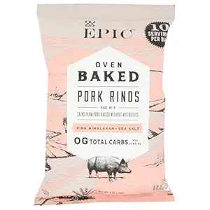 Pink Himalayan Sea Salt Pork Rinds, 5 OZ