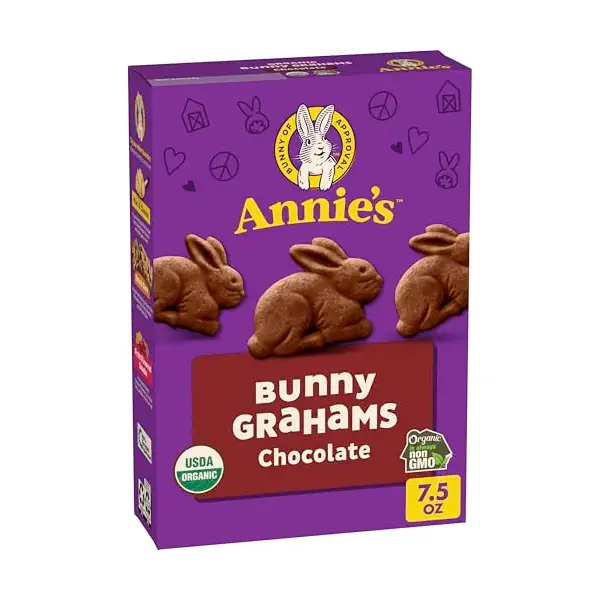 Organic Chocolate Bunny Grahams, 7.5 OZ 1