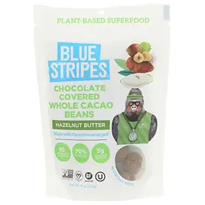 Hazelnut Butter Chocolate Covered Whole Cacao Beans, 3.5 OZ