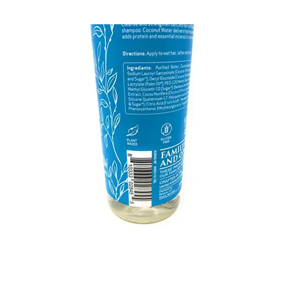 Bamboo Coconut Water Shampoo, 19 FZ 4