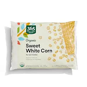 365 Everyday Value, Organic Sweet White Corn, 16 oz, (Frozen)