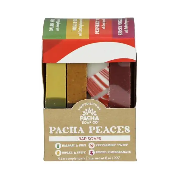 Pacha Peaces Seasonal Scents Bar Soap 4ct, 8 OZ 1