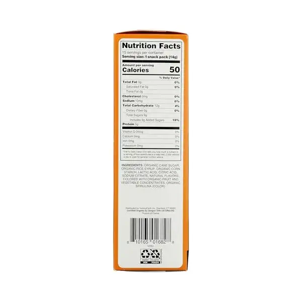 Organic Sour Littles 15ct, 7.5 OZ 2