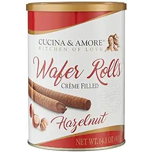 Hazelnut Wafer Rolls, 400 GR