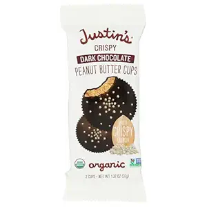 Organic Dark Chocolate Crispy Peanut Butter Cups, 1.32 OZ