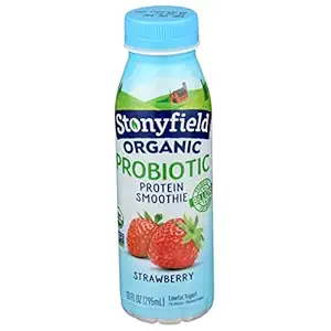 Organic Low Fat Strawberry Drinkable Yogurt, 10 FZ