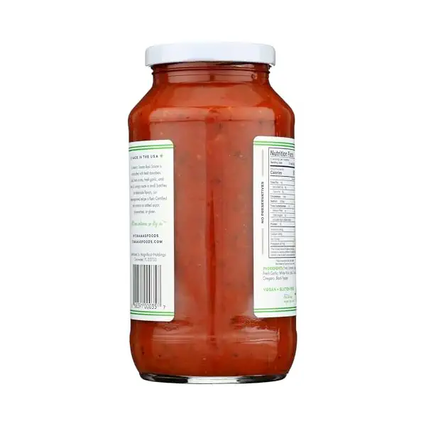 Fresh Tomatoes Basil Pasta Sauce, 25 OZ 2