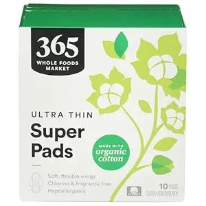 Azalea, Organic Cotton Pads, Super Absorbency, 10 Count
