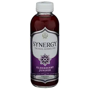 Synergy Elderberry Juniper Kombucha, 16 FZ