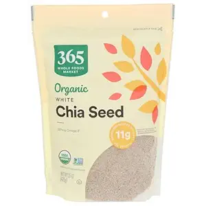 Organic White Chia Seed, 15 OZ