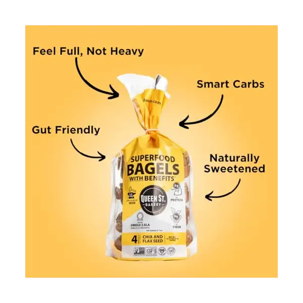 Chia & Flax Seed Superfood Bagels, 16.37 OZ 5