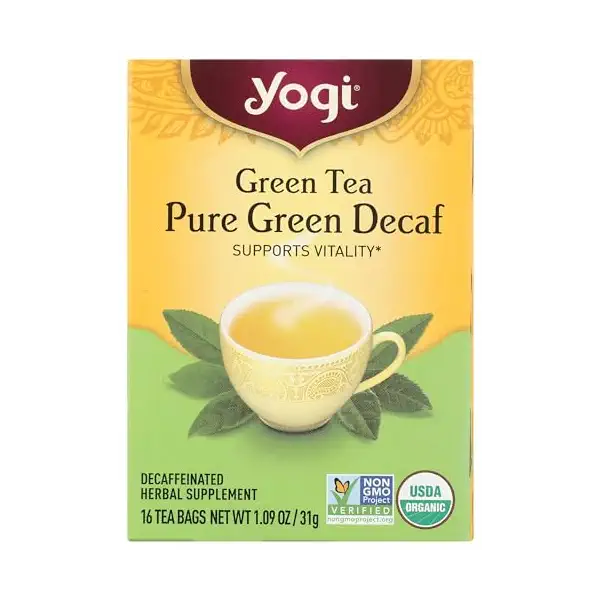 Organic Decaf Pure Green Tea, 16 CT 1