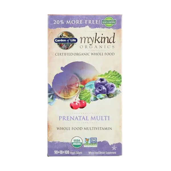 Organic Mykind Prenatal Multivitamin, 108 CT 1