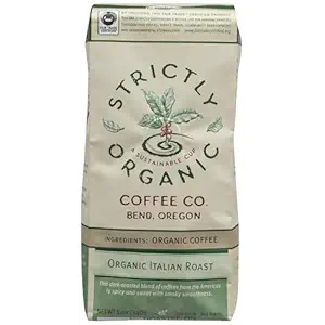 Organic Italian Roast Whl Bn, 12 OZ