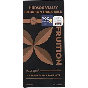 Hudson Valley Bourbon 61% Dark Milk Chocolate Bar, 2.12 OZ