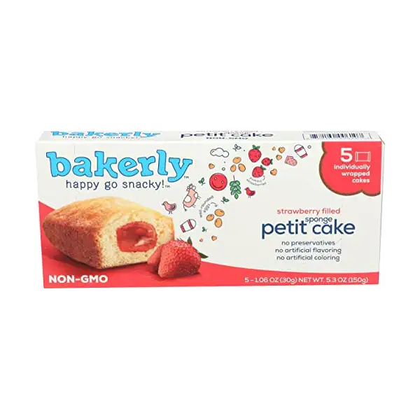 Strawberry Filled Petit Sponge Cake 2