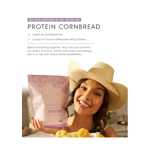 Organic Unflavored Whey Protein, 18.3 OZ 7