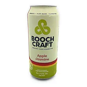 Organic Apple Jasmine Hard Kombucha 16fz Can, 16 FZ