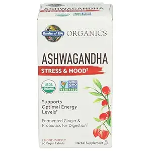Organic MYKIND Ashwagandha Stress and Mood, 60 CT