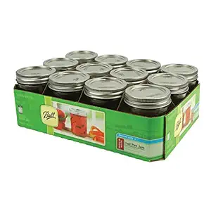 Reg Mouth Jar 8oz, 12 CT