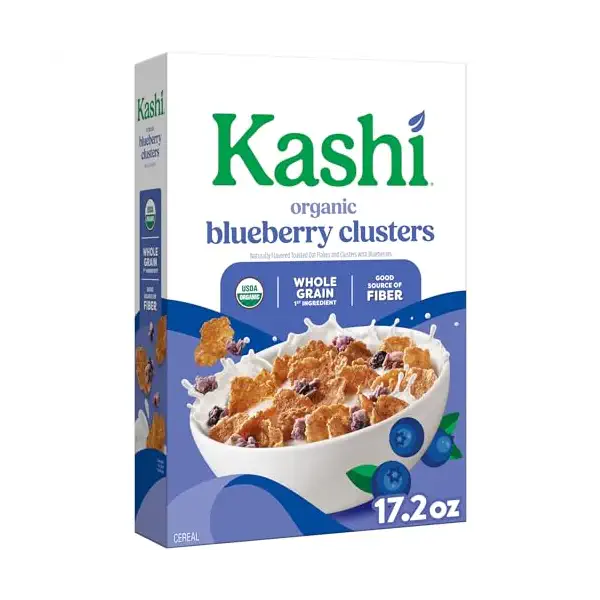 Organic Shapes And Flakes Blueberry Clusters Cereal, 17.2 OZ 1