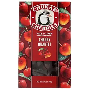 Milk and Dark Chocolate Cherry Quartet, 2.75 OZ