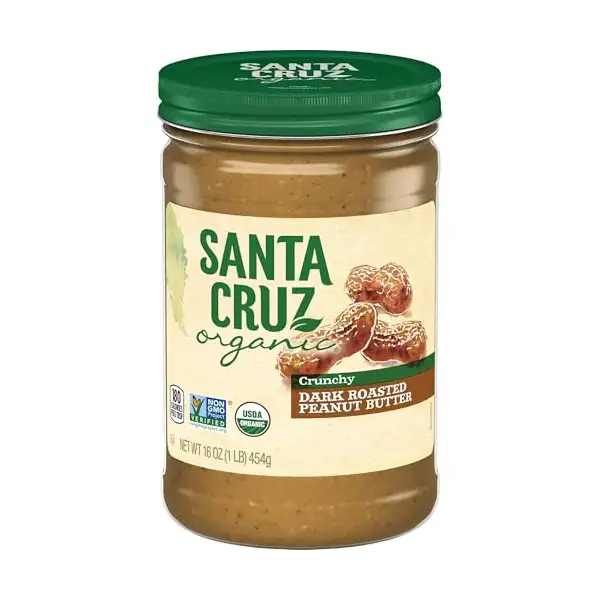 Organic Dark Roasted Crunchy Peanut Butter, 16 OZ 1