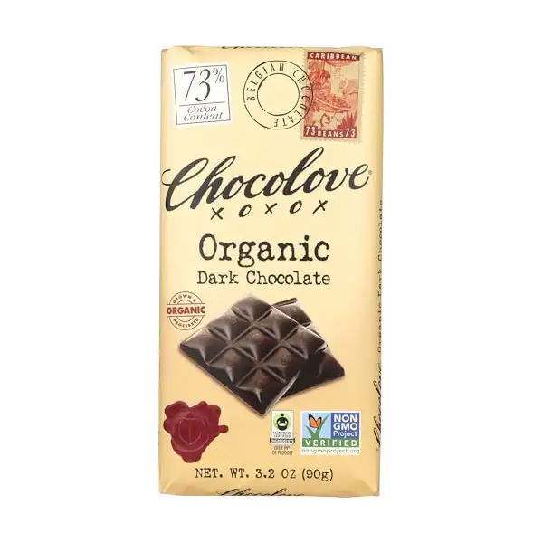 Organic Dark Chocolate Bar, 3.2 OZ 1