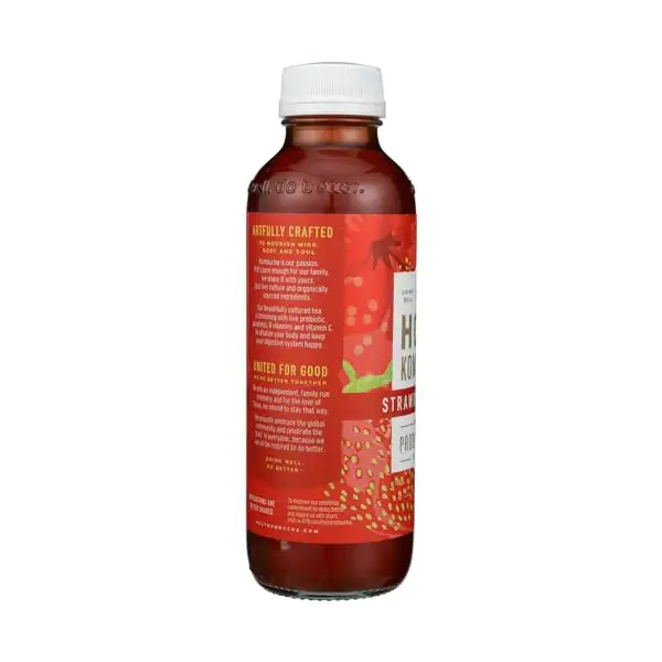 Strawberry Yuzu Kombucha 6