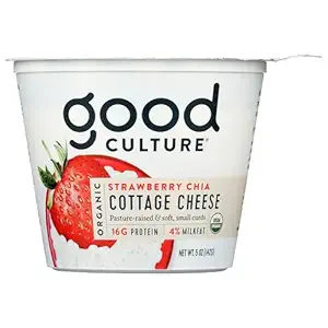 Organic Strawberry Chia Cottage Cheese, 5 OZ