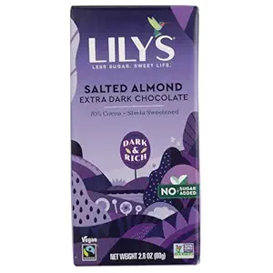 Salted Almond 70% Dark Chocolate Bar, 2.8 OZ