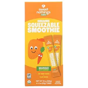 Organic Mango Carrot Squeezable Smoothie, 12 OZ