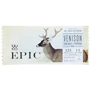 Sea Salt & Pepper Venison Bar, 1.3 OZ