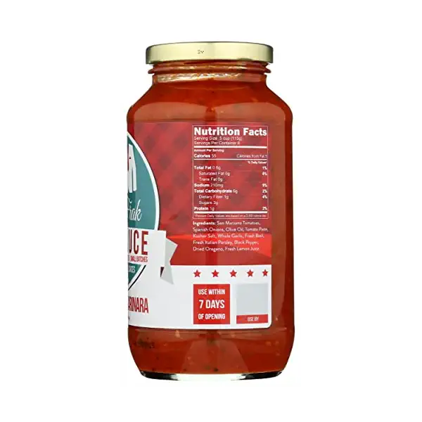The Sauce Classic Marinara Sauce 5