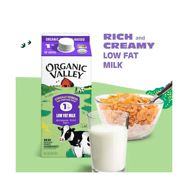 Organic Low Fat Milk, 0.5 GL 2