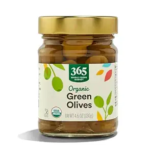 365 Everyday Value, Organic Green Olives, 4.6 oz